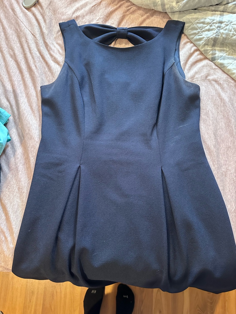 Jessica Howard Navy Bow Back Sleeveless Dress